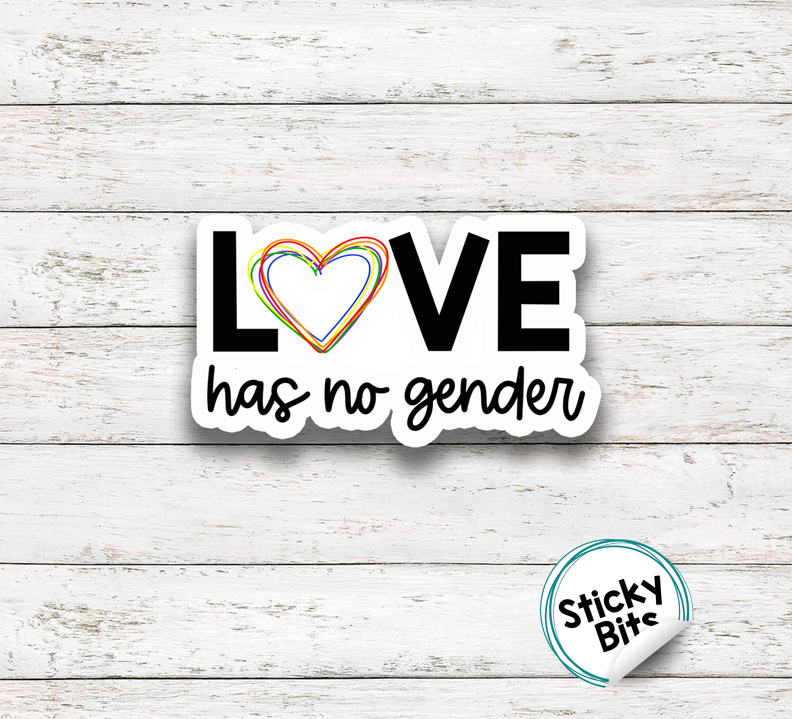NO GENDER | LGBTQi | Funny sayings | Pride stickers  | laptop stickers | water bottle stickers | tongue in cheek | Pride