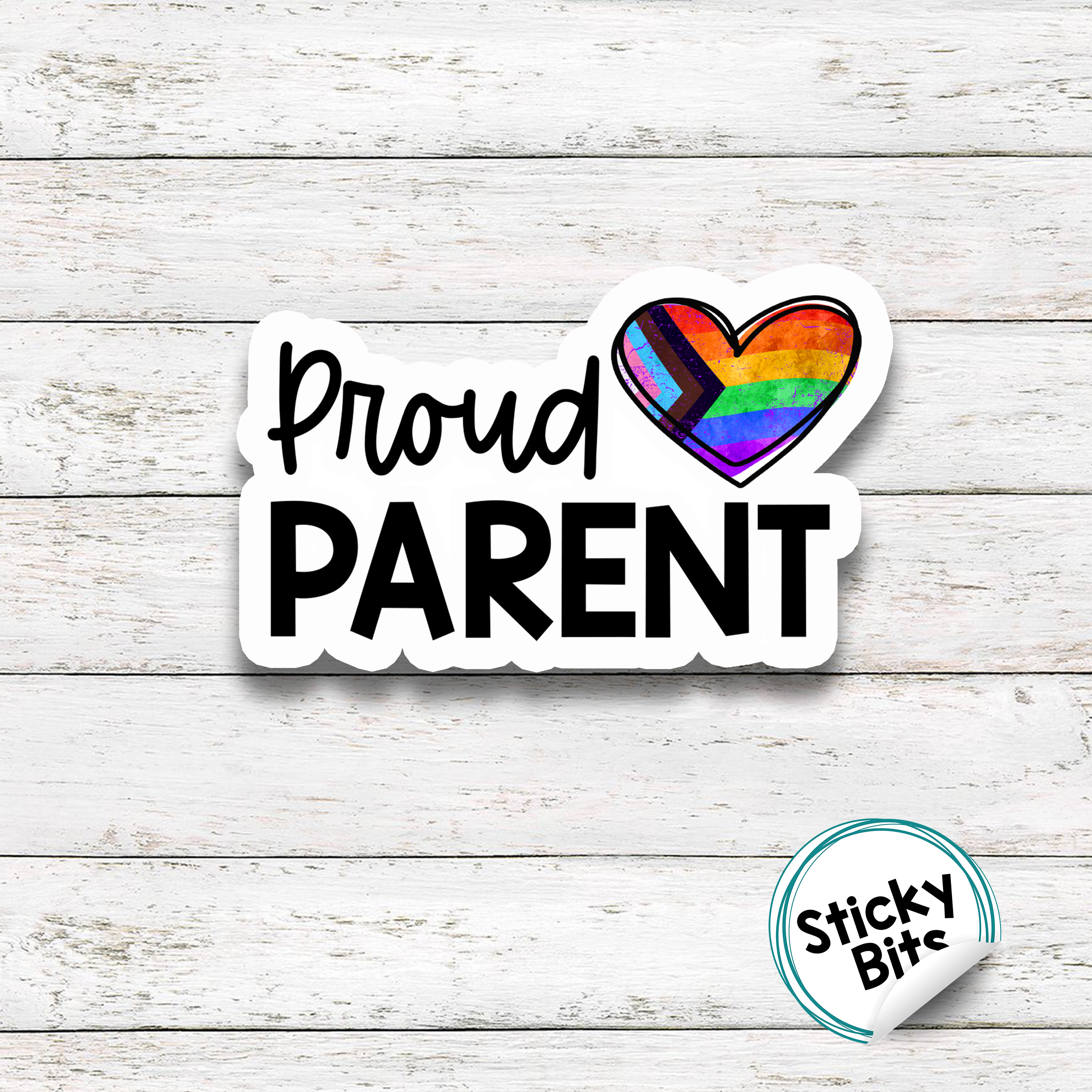 PROUD PARENT | LGBTQi | Funny sayings | Pride stickers  | laptop stickers | water bottle stickers | tongue in cheek | Pride